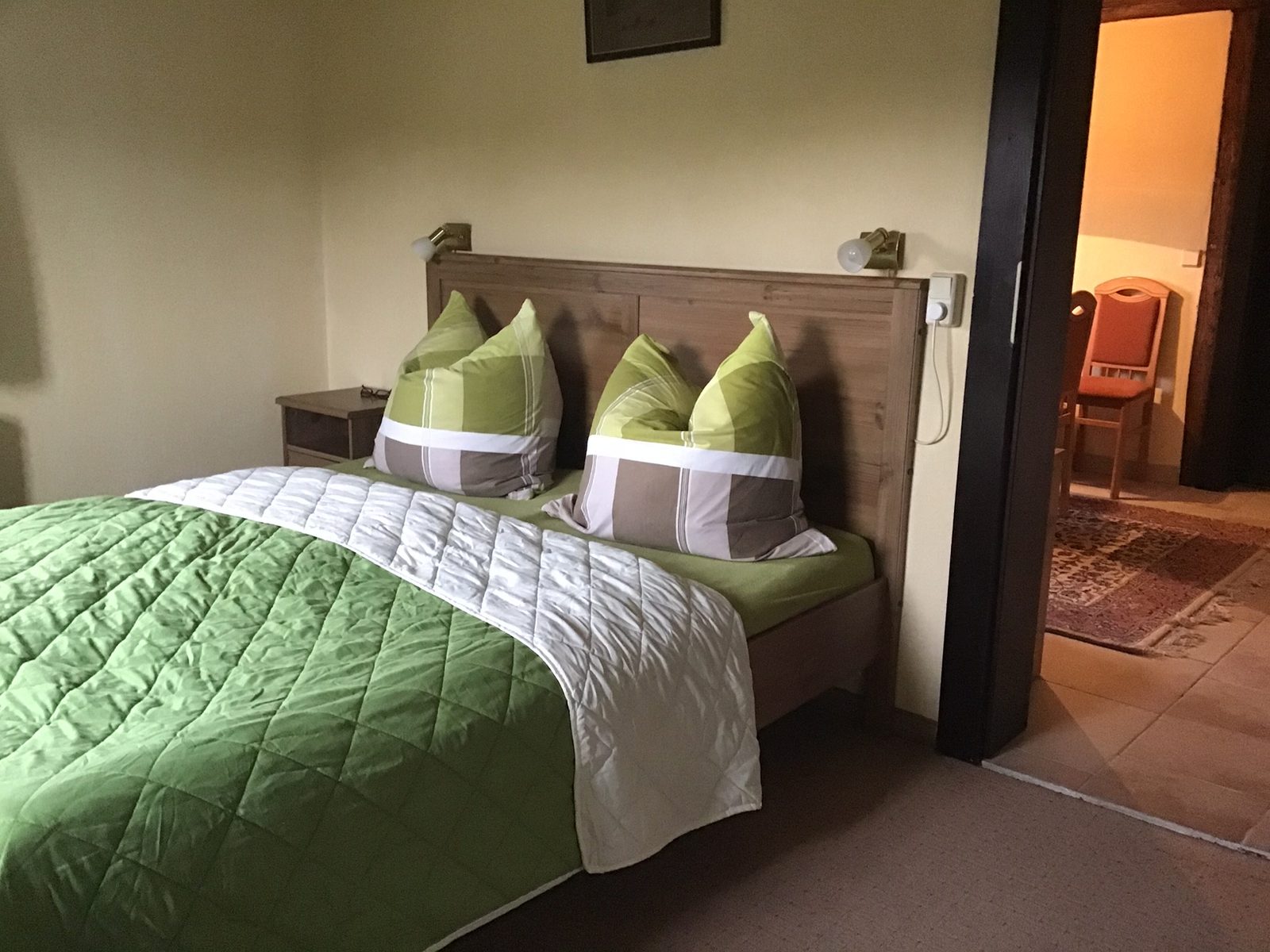 Schlafzimmer der Ferienwohnung