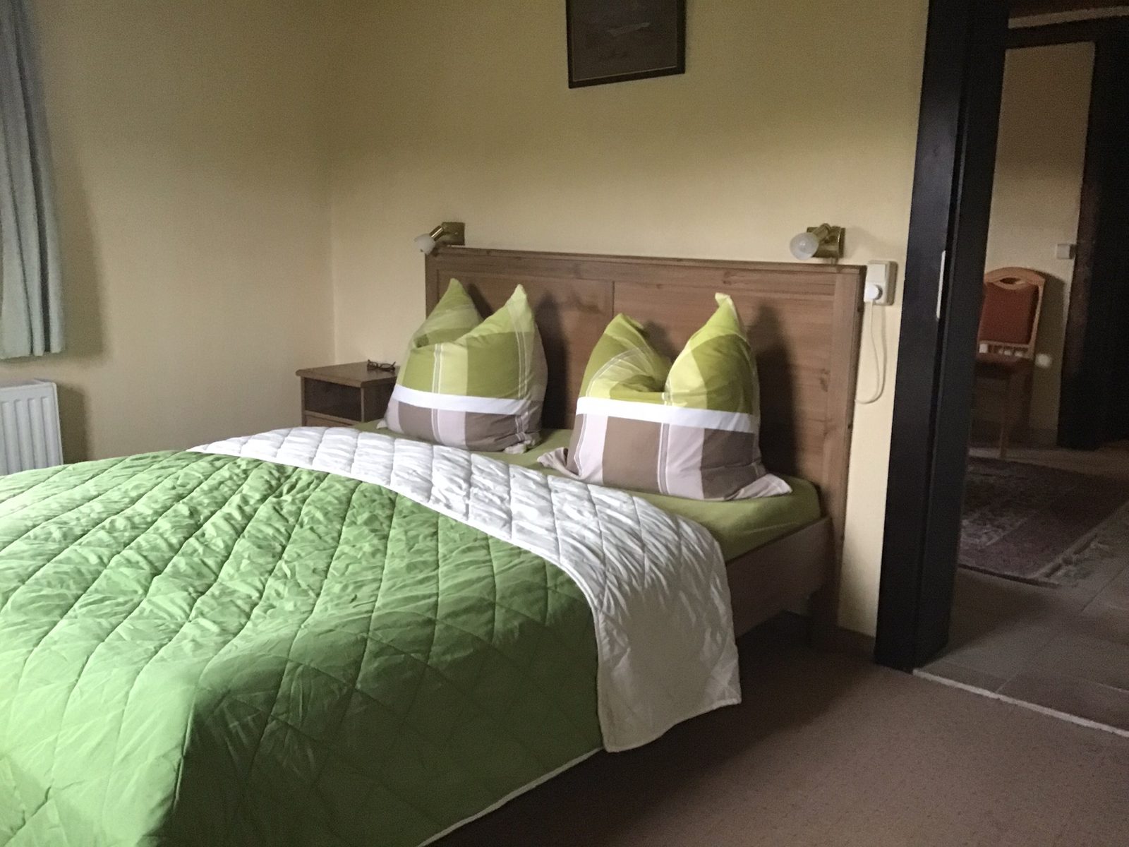 Schlafbereich der Ferienwohnung